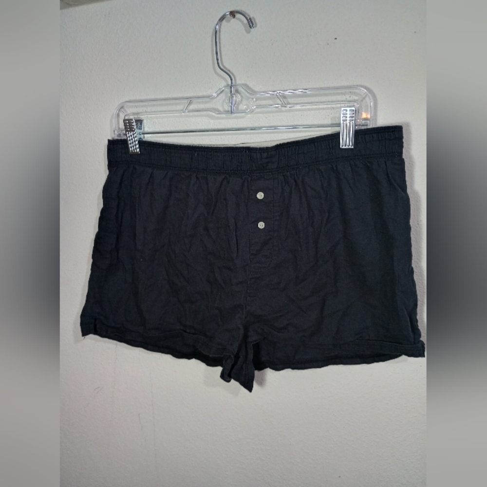 PINK Victoria's Secret Black Cargo Shorts‎